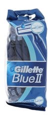 Vienreizlietojamie skuvekļi vīriešiem Gillette Blue II, 10 gab. cena un informācija | Skūšanās piederumi, kosmētika | 220.lv