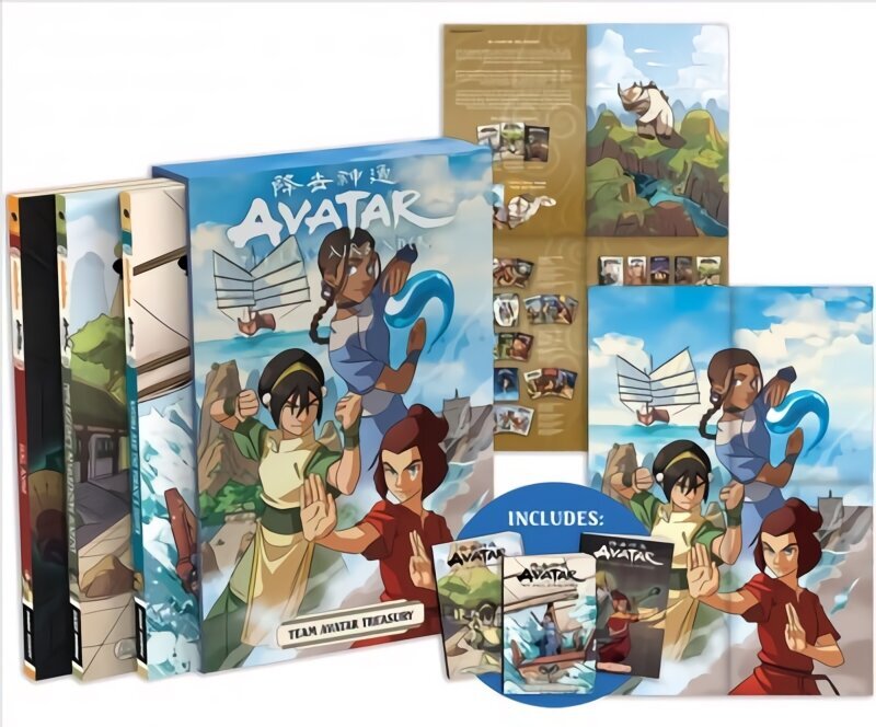 Avatar: The Last Airbender -- Team Avatar Treasury Boxed Set (graphic Novels) cena un informācija | Fantāzija, fantastikas grāmatas | 220.lv