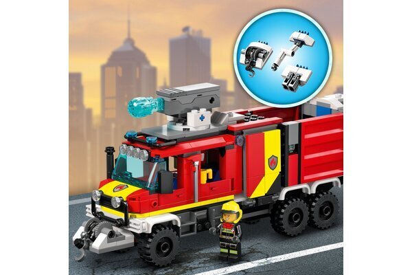 60374 LEGO® City Ugunsdzēsēju komandcentra auto цена и информация | Konstruktori | 220.lv