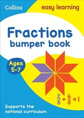 Fractions Bumper Book Ages 5-7: Ideal for Home Learning cena un informācija | Grāmatas pusaudžiem un jauniešiem | 220.lv