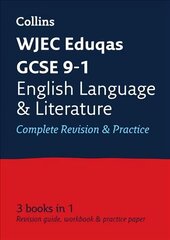 WJEC Eduqas GCSE 9-1 English Language and Literature All-in-One Complete Revision and Practice: Ideal for Home Learning, 2022 and 2023 Exams edition цена и информация | Книги для подростков  | 220.lv