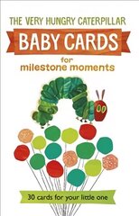 Very Hungry Caterpillar Baby Cards for Milestone Moments cena un informācija | Grāmatas pusaudžiem un jauniešiem | 220.lv