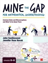 Mine the Gap for Mathematical Understanding, Grades 6-8: Common Holes and Misconceptions and What To Do About Them цена и информация | Книги для подростков и молодежи | 220.lv