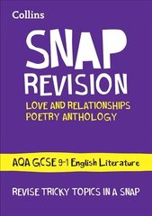 AQA Poetry Anthology Love and Relationships Revision Guide: Ideal for Home Learning, 2022 and 2023 Exams цена и информация | Книги для подростков  | 220.lv