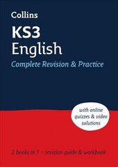 KS3 English All-in-One Complete Revision and Practice: Ideal for Years 7, 8 and 9 cena un informācija | Grāmatas pusaudžiem un jauniešiem | 220.lv