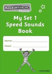 Read Write Inc. Phonics: My Set 1 Speed Sounds Book (Pack of 5) цена и информация | Книги для подростков и молодежи | 220.lv