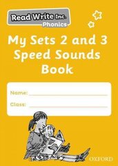 Read Write Inc. Phonics: My Sets 2 and 3 Speed Sounds Book (Pack of 5) цена и информация | Книги для подростков и молодежи | 220.lv