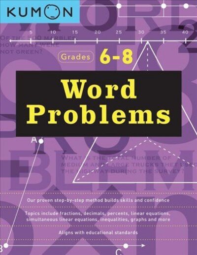 Word Problems: Grades 6 - 8 цена и информация | Grāmatas pusaudžiem un jauniešiem | 220.lv