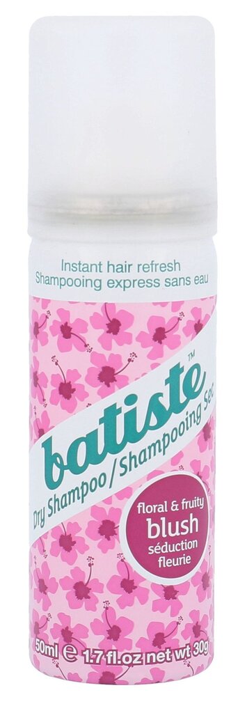 Batiste Blush sausais šampūns 50 ml цена и информация | Šampūni | 220.lv