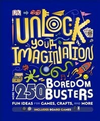Unlock Your Imagination: 250 Boredom Busters - Fun Ideas for Games, Crafts, and Challenges cena un informācija | Grāmatas pusaudžiem un jauniešiem | 220.lv