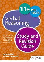 11plus Verbal Reasoning Study and Revision Guide: For 11plus, pre-test and independent school exams including CEM, GL and ISEB цена и информация | Книги для подростков и молодежи | 220.lv