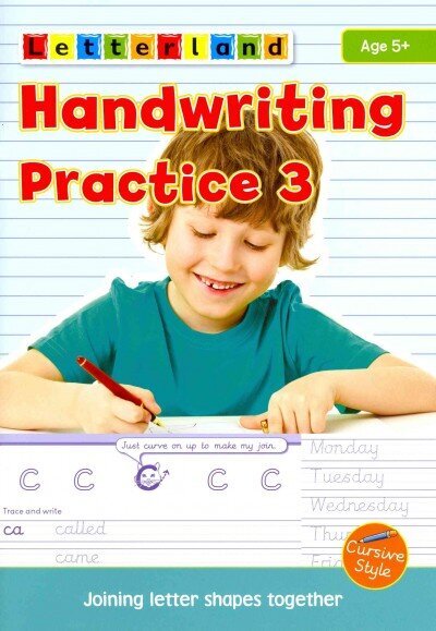 Handwriting Practice, 3, Joining Letter Shapes Together цена и информация | Grāmatas pusaudžiem un jauniešiem | 220.lv