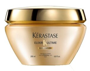 Matu maska ar eļļām Kerastase Elixir Ultime 200 ml цена и информация | Средства для укрепления волос | 220.lv