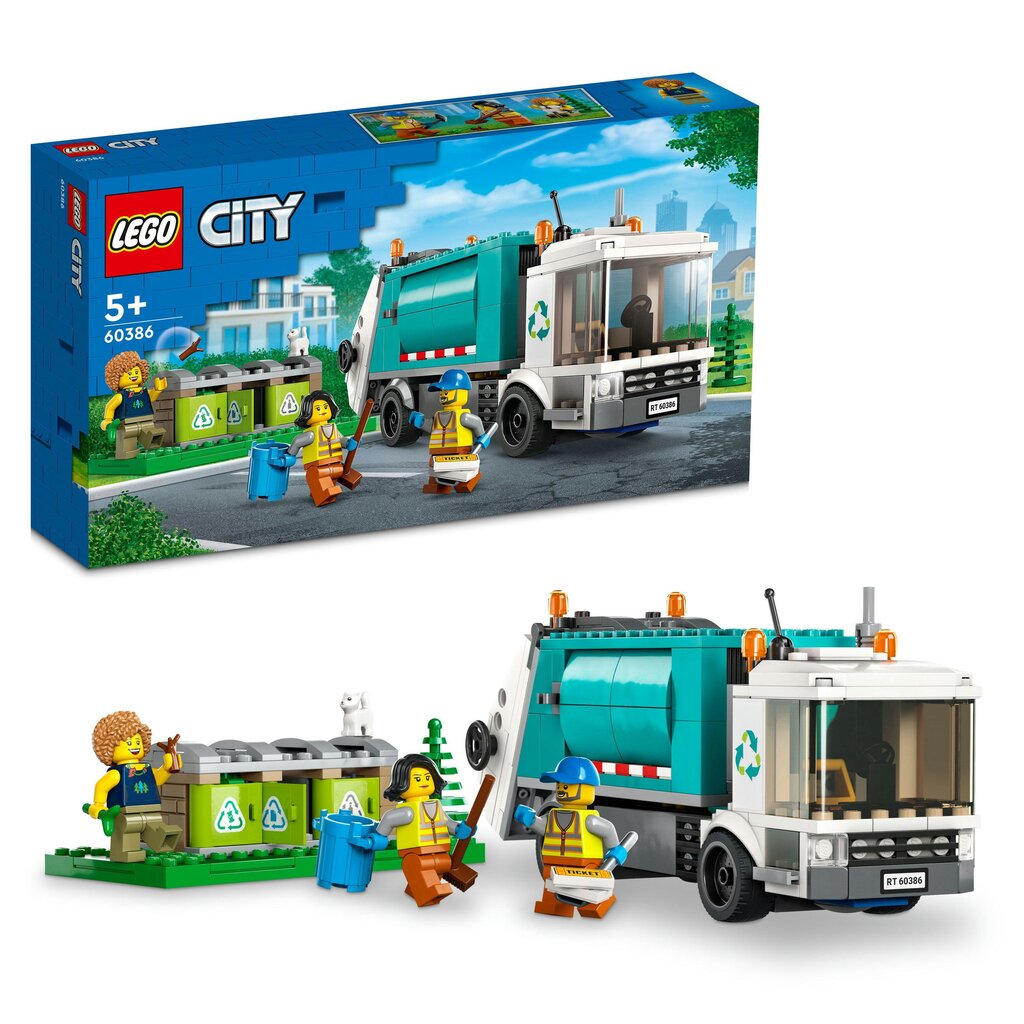 60386 LEGO® City Atkritumu pārstrādes mašīna cena un informācija | Konstruktori | 220.lv