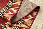 Rugsx ковровая дорожка BCF Trio, бордовая, 90 см