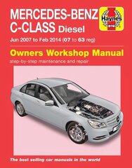 Mercedes-Benz C-Class Diesel (Jun '07 - Feb '14): Saloon & Estate (W204 Series): C200CDI, C220CDI & C250CDI 2.1 Litre (2143CC/2148CC) цена и информация | Путеводители, путешествия | 220.lv