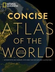 National Geographic Concise Atlas of the World, 5th Edition: Authoritative and complete, with more than 250 maps and illustrations. cena un informācija | Ceļojumu apraksti, ceļveži | 220.lv