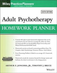 Adult Psychotherapy Homework Planner, 6th Edition 6th Edition цена и информация | Книги по социальным наукам | 220.lv