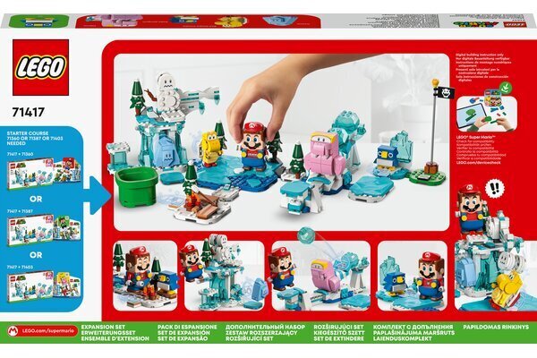 71417 LEGO® Super Mario Papildus komplekts „Fliprus piedzīvojumi uz sniega“ cena un informācija | Konstruktori | 220.lv