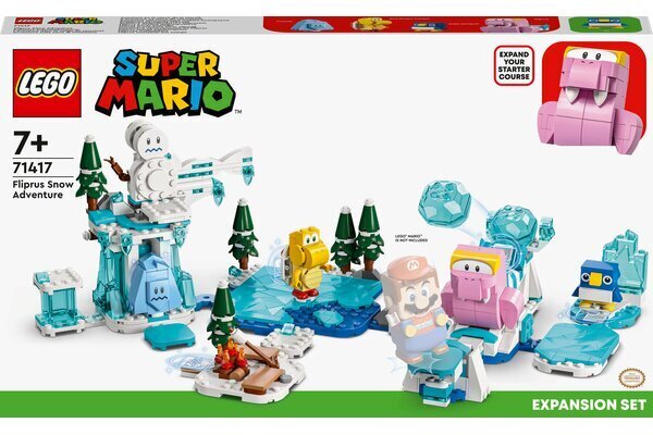 71417 LEGO® Super Mario Papildus komplekts „Fliprus piedzīvojumi uz sniega“ cena un informācija | Konstruktori | 220.lv