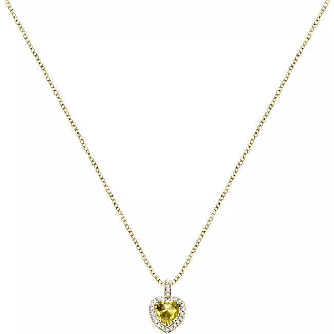 Morellato Romantiska zeltīta kaklarota ar sirdi Tesori SAVB01 (ķēde, kulons) цена и информация | Kaklarotas | 220.lv