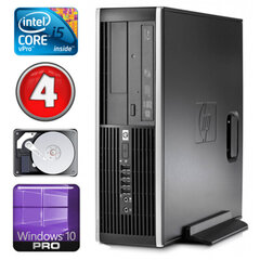 HP 8100 Elite SFF i5-650 4GB 250GB DVD WIN10Pro cena un informācija | Stacionārie datori | 220.lv