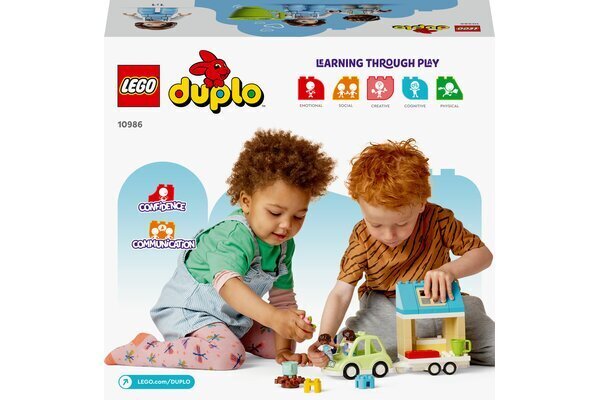 10986 LEGO® DUPLO Ģimenes māja uz riteņiem цена и информация | Konstruktori | 220.lv