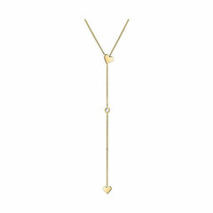 Tamaris Romantiska zeltīta kaklarota ar sirsniņām TJ-0029-N-60 cena un informācija | Kaklarotas | 220.lv