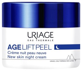 Отшелушивающий ночной крем Uriage Age Lift Peel, 50 мл цена и информация | Кремы для лица | 220.lv