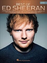 Best of Ed Sheeran for Easy Piano: Easy Piano Updated цена и информация | Книги об искусстве | 220.lv