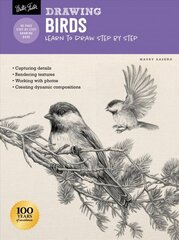 Drawing: Birds: Learn to draw step by step Revised Edition цена и информация | Книги об искусстве | 220.lv