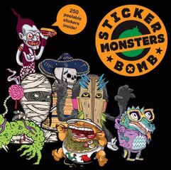 Stickerbomb Monsters цена и информация | Книги об искусстве | 220.lv