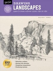 Drawing: Landscapes with William F. Powell: Learn to draw outdoor scenes step by step Revised Edition cena un informācija | Mākslas grāmatas | 220.lv