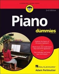 Piano For Dummies, 3rd Edition: 4th Edition 3rd Edition cena un informācija | Mācību grāmatas | 220.lv