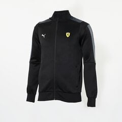 Куртка мужская Puma Ferrari Race T7 Track Jacket Puma 53167501, черная цена и информация | Мужские куртки | 220.lv