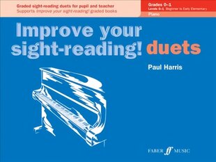 Improve your sight-reading! Piano Duets Grades 0-1 cena un informācija | Mākslas grāmatas | 220.lv