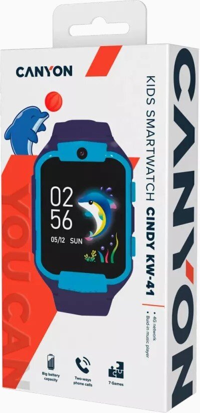 Canyon Cindy KW-41 Blue cena un informācija | Viedpulksteņi (smartwatch) | 220.lv