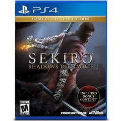 Sekiro Shadows Die Twice Game of The Year Edition PS4 cena un informācija | Datorspēles | 220.lv