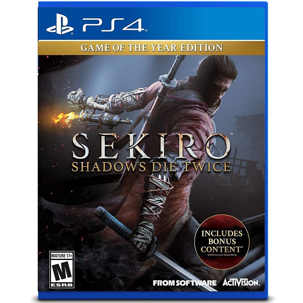 Sekiro Shadows Die Twice Game of The Year Edition PS4 цена и информация | Datorspēles | 220.lv