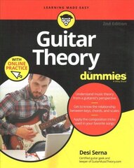 Guitar Theory For Dummies, 2nd Edition with Online Practice 2nd Edition цена и информация | Книги об искусстве | 220.lv