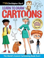 Learn to Draw Cartoons: The World's Easiest Cartooning Book Ever! цена и информация | Книги об искусстве | 220.lv