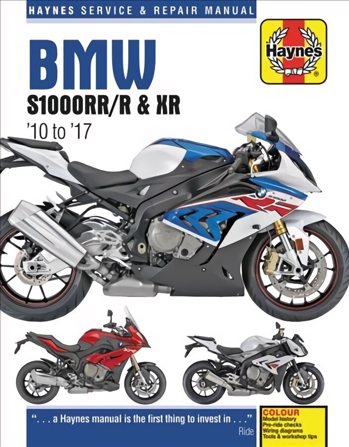 BMW S1000RR/R & XR Service & Repair Manual (2010 to 2017): ('10 to '17) цена и информация | Ceļojumu apraksti, ceļveži | 220.lv