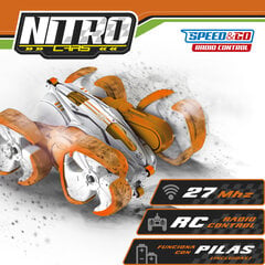 Radiovadāms auto ar 360 grādu funkciju Nitro Speed&Go, 4+ cena un informācija | Rotaļlietas zēniem | 220.lv
