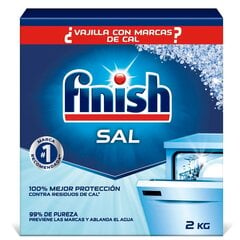Trauku mazgājamās mašīnas sāls Finish, 2 kg cena un informācija | Trauku mazgāšanas līdzekļi | 220.lv