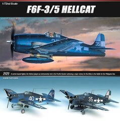 Academy AKADĒMIJA F6F-3/5 Hellcat cena un informācija | Līmējamie modeļi | 220.lv