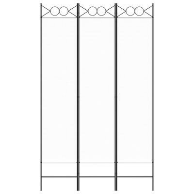 Telpas nodalījums, 3 daļu, balts, 120x200cm, auduma cena un informācija | Aizslietņi | 220.lv