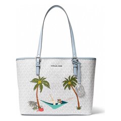 Sieviešu Rokassoma Michael Kors Balta (38 x 27 x 16 cm) S0365240 cena un informācija | Sieviešu somas | 220.lv