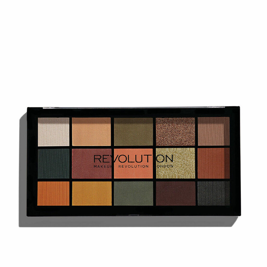 Ēnu palete Revolution Make Up Reloaded Division, 15 krāsas cena un informācija | Acu ēnas, skropstu tušas, zīmuļi, serumi | 220.lv