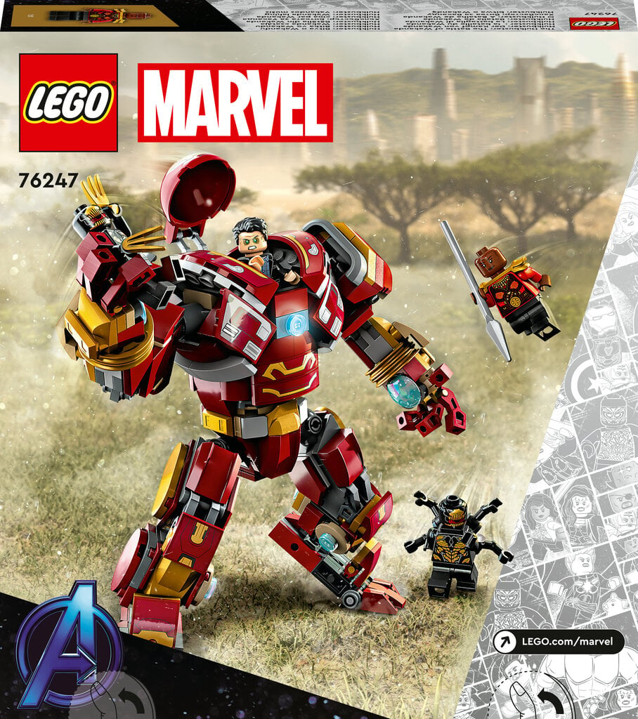 76247 LEGO® Marvel Hulkbuster: Vakandas kauja cena un informācija | Konstruktori | 220.lv