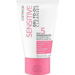 Catrice Sensitive Gel-To-Oil Cleanser Gel - attīroša želeja 100ml цена и информация | Средства для очищения лица | 220.lv